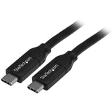 StarTech.com USB2C5C4M USB-kabel USB 2.0 4 m USB C 0,48 Gbit/sek. Sort