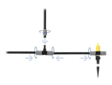 DeLOCK 22225 haveslange 20 m Over/under jorden Polyethylen Sort