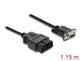 DeLOCK 64353 netværkskabel Sort 1,15 m Cat5e