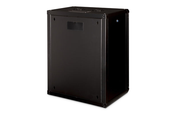 Digitus DN-19 16-U-SW stativ 16U Vægmonteret stativ Sort