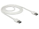DeLOCK 85194 USB-kabel USB 2.0 2 m USB A 0,48 Gbit/sek. Hvid