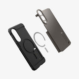 Spigen Tough Armor AI (MagFit) mobiltelefon etui 17 cm (6.7") Cover Metallic