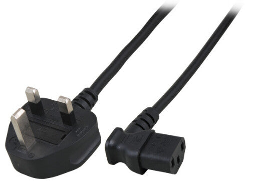 EFB Elektronik EK460.1,8 el-ledning Sort 3 m BS 1363/A C13 forbinder