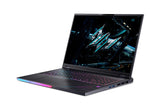 Acer Predator PH18-73-97FE Intel Core Ultra 9 275HX Laptop 45,7 cm (18") WQXGA 64 GB DDR5-SDRAM 1 TB SSD NVIDIA GeForce RTX 5080 Wi-Fi 7 (802.11be) Windows 11 Pro Sort