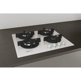 Whirlpool AKT 625/WH Sort, Hvid Indbygget 60 cm Gaskomfur 4 zone(s)
