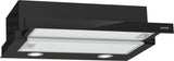 Gorenje TH62E4BG Semi indbygget (træk ud) Sort 450 m³/t