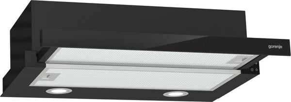 Gorenje TH62E4BG Semi indbygget (træk ud) Sort 450 m³/t