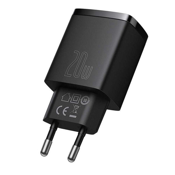 Baseus CCXJ-B01 oplader til mobil enhed Universel Sort Vekselstrøm Hurtig opladning Indendørs
