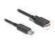 DeLOCK 83211 USB-kabel USB 3.2 Gen 2 (3.1 Gen 2) 5 m USB A Micro-USB B 10 Gbit/sek. Sort