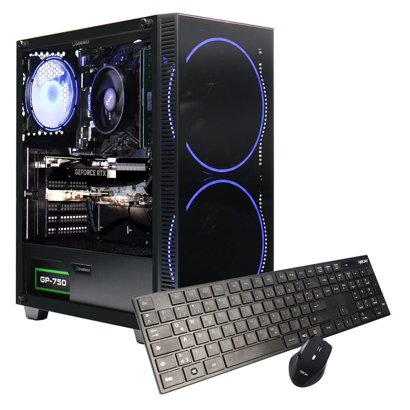 Hyrican GAMEMAX Black Hole 7811 Intel® Core™ i5 i5-14400F 16 GB DDR5-SDRAM 1 TB SSD NVIDIA GeForce RTX 5060 Ti Windows 11 Home PC Sort