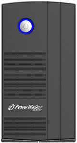 PowerWalker Basic VI 850 SB UPS-enhed Interaktivt indgangsstik 0,85 kVA 480 W 2 AC stikkontakt(er)