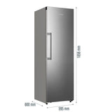 Gorenje G600 FNC618D6XWF Stående fryser Fritstående 312 L Grå, Rustfrit stål, Mørkegrå