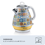 Ariete 2869/0P elkedel 1,7 L 2200 W Blå, Gul