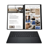 ASUS Zenbook Duo UX8406CA-ISCQL302X Intel Core Ultra 9 285H Hybrid (2-i-1) 35,6 cm (14") Berøringsskærm WUXGA 32 GB LPDDR5x-SDRAM 1 TB SSD Wi-Fi 7 (802.11be) Windows 11 Pro Grå