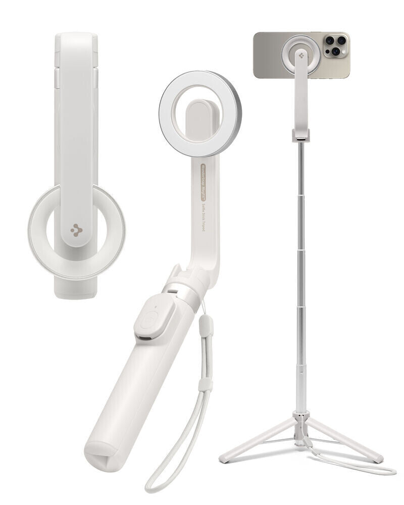 Spigen MagSafe Tripod Selfie Stick selfiestang Smartphone Beige