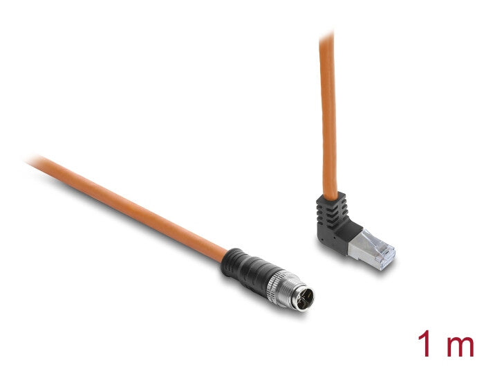 DeLOCK 80999 netværkskabel Orange 1 m Cat6a S/FTP (S-STP)