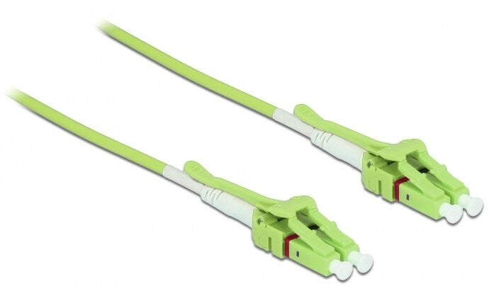 DeLOCK 85689 InfiniBand og fiberoptisk kabel 2 m LC Grøn