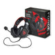 Savio SAVGH-FORGE hovedtelefoner/headset Ledningsført Spil Sort, Rød