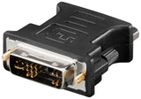 Goobay 69971 kabel kønsskifter DVI VGA Sort