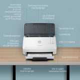 HP ScanJet Pro 3000 s4 Skanner med papir-tilførsel 600 x 600 dpi A4 Sort, Hvid