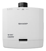 Sharp V801U Standard-kast projektor 8000 ANSI lumens 3LCD WUXGA (1920x1200) 3D Hvid