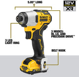 DeWALT DCF801D2-QW elektrisk skruetrækker & slagbor