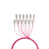 EFB Elektronik O8341S200OM4 InfiniBand og fiberoptisk kabel 200 m 12x SC U-DQ(ZN) BH Beige, Sort, Magenta