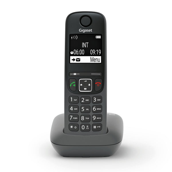 Gigaset AE690 Analog/DECT-telefon Nummervisning Anthracit