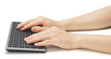 Kensington KB435 EQ Genopladeligt Multi-Device Kompakt Tastatur