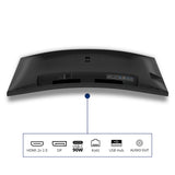 Philips 3000 series 34B2U3600C/00 computerskærm 86,4 cm (34") 3440 x 1440 pixel Wide Quad HD LCD Sort
