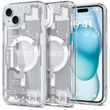 Spigen ACS07035 mobiltelefon etui 17 cm (6.7") Cover Transparent, Hvid