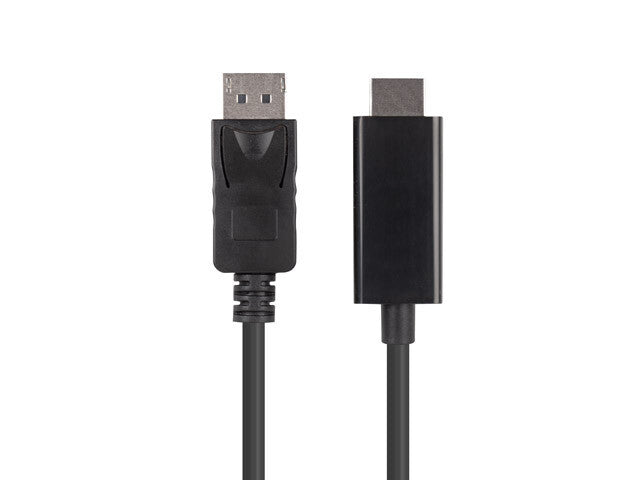 Lanberg CA-DPHD-11CC-0030-BK kabel kønsskifter DisplayPort HDMI Sort