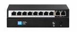 Extralink EX.3906 netværksswitch Ikke administreret L2 Fast Ethernet (10/100) Strøm over Ethernet (PoE) 1U Sort