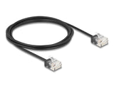 DeLOCK 80372 netværkskabel Sort 2 m Cat6 U/UTP (UTP)