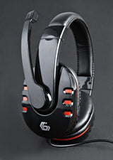 Gembird GHS-402 hovedtelefoner/headset Ledningsført Spil Sort