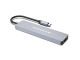Conceptronic DONN19G dockingstation Ledningsført USB 3.2 Gen 1 (3.1 Gen 1) Type-C Grå