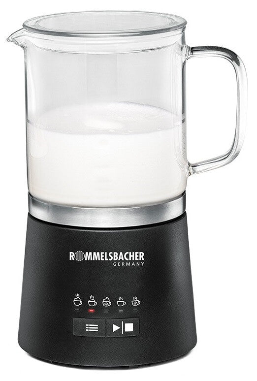Rommelsbacher MS 625 Mælkeskummer og varmeapparat Automatisk mælkeskummer/varmer Sort, Rustfrit stål