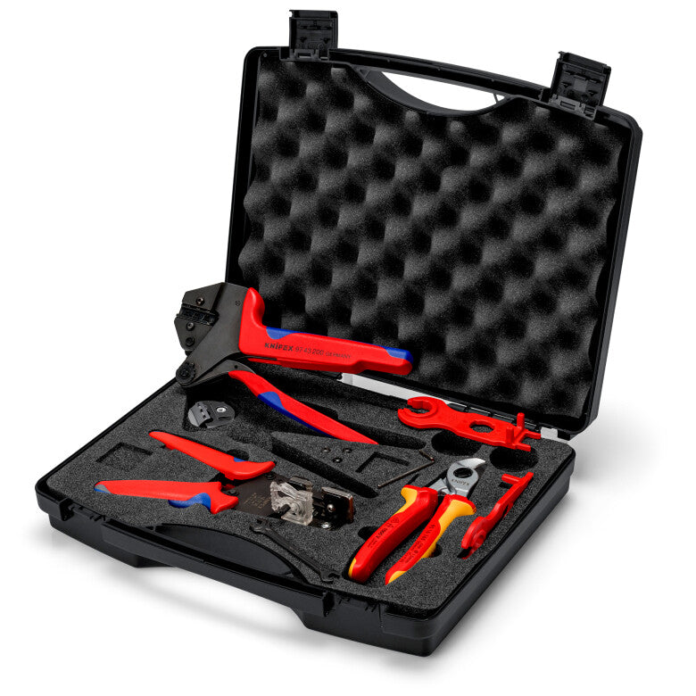 Knipex 97 91 04 V01 kabelklipper Kabelsæt Grå, Orange, Rød