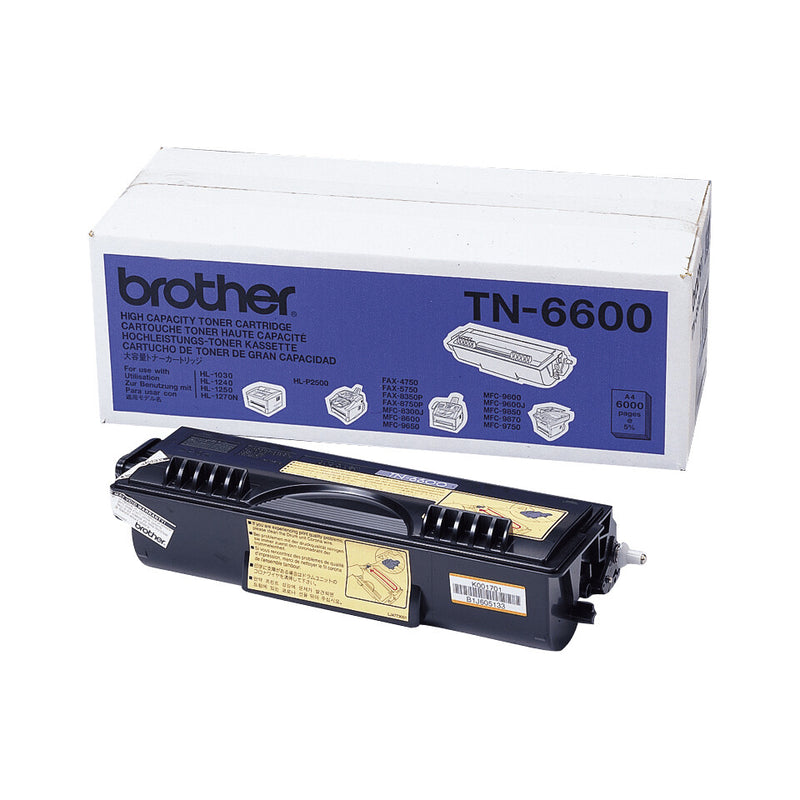 Brother TN-6600 tonerpatron 1 stk Original Sort