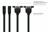 Kabelmeister UK20P-AEA-010S USB-kabel USB 2.0 1 m USB A 0,48 Gbit/sek. Sort