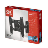 One For All SOLID 109,2 cm (43") Sort