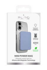 PURO Mini Power Mag Lithium polymer (LiPo) 4200 mAh Trådløs opladning Blå