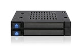 Icy Dock MB522SP-B drev dockingstation Sort