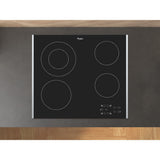 Whirlpool AKT 8130 BA Sort Indbygget Keramisk 4 zone(s)