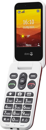 Doro Leva L31 7,11 cm (2.8") 142,7 g Rød, Hvid Feature telefon