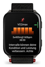 Garmin Venu X1 5,08 cm (2") AMOLED Digital 448 x 486 pixel Berøringsskærm Sort Wi-Fi GPS (satellit)