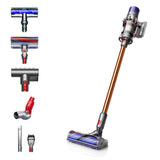 Dyson Cyclone V10 Absolute 2-i-1 stangstøvsuger Batteri Dry Poseløs Kobberfarve, Nikkel