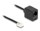 DeLOCK 88096 telefonkabel 10 m Sort