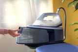 Philips 3000 series PSG3000/20 Dampstrygning station 2400 W 1,4 L Keramisk strygesål Blå, Hvid