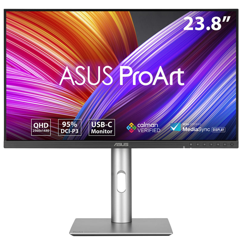 ASUS ProArt Display PA24ACRV computerskærm 60,5 cm (23.8") 2560 x 1440 pixel Quad HD LCD Sort